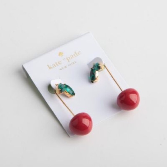 kate spade Jewelry - Kate Spade 🍒 Cherry Drop Earrings
